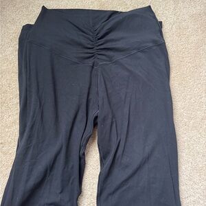 offline aerie black flare pants